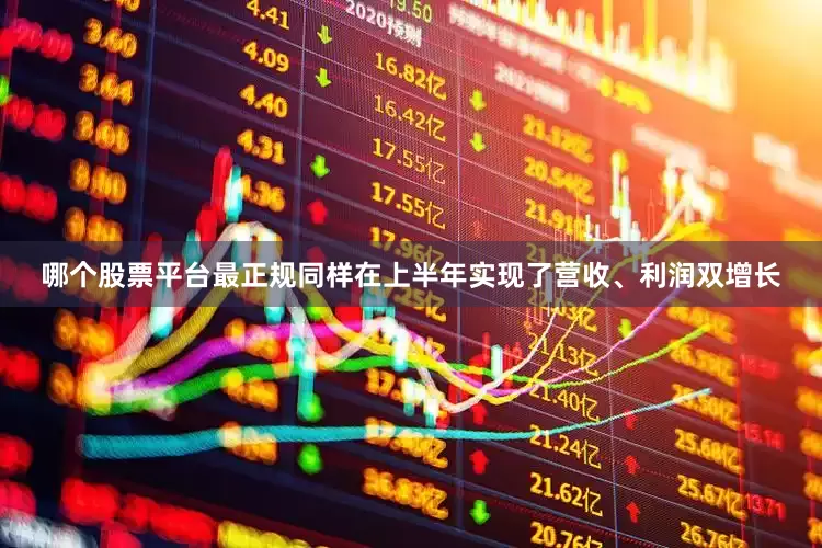 哪个股票平台最正规同样在上半年实现了营收、利润双增长